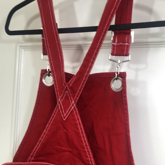 Wild Fable red shortalls with utility pockets. - Picture 9 of 9